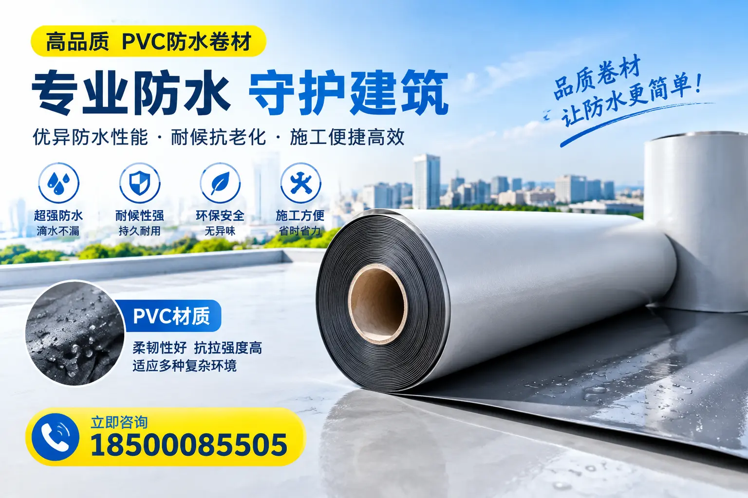 PVC防水卷材的安全性分析，西宁居民需了解的知识