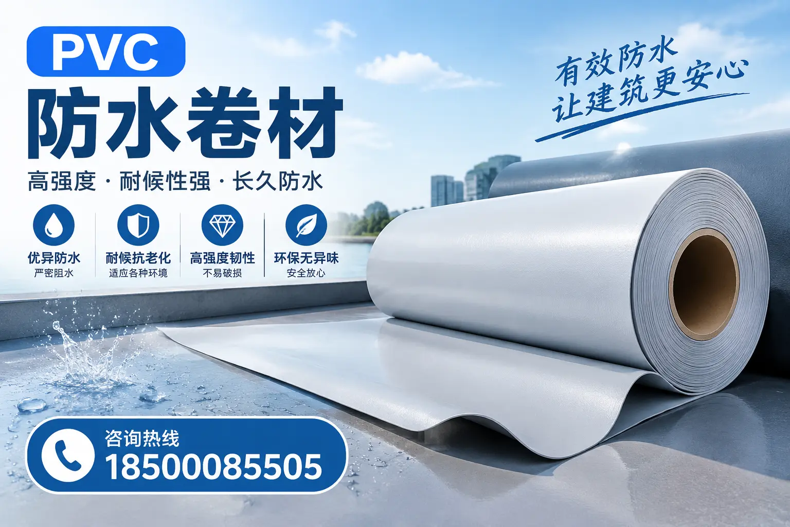 PVC防水卷材的环保特性与可持续发展探讨西宁